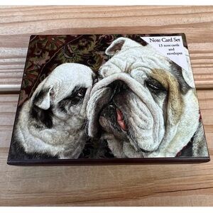 Suellen Ross Dogs Blank Note Cards BULLDOGS Dog Art Puppy Legacy Vintage NWT